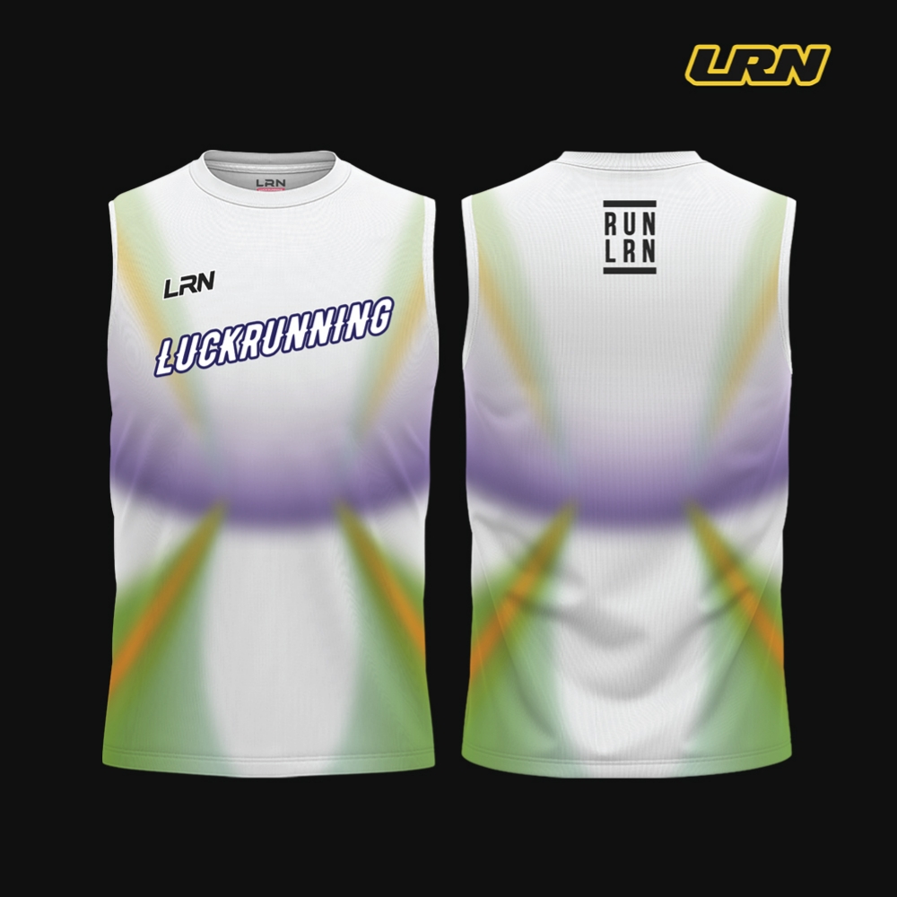 เสื้อวิ่งพิมพ์ลาย LRN เนื้อผ้า Super Air Flow (SF06)