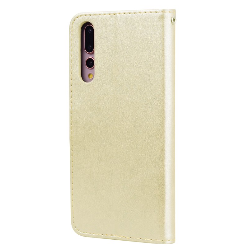 Case Huawei P20 Pro #เคสฝาพับหนัง PU ลายดอกกุหลาบแบบกระเป๋าสตางค์ HAT PRINCE Imprinted Rose Leather