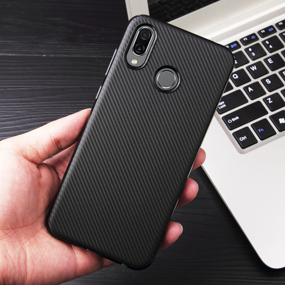Case Honor Play #เคสฝาหลัง TPU นิ่มลายคาร์บอนไฟเบอร์