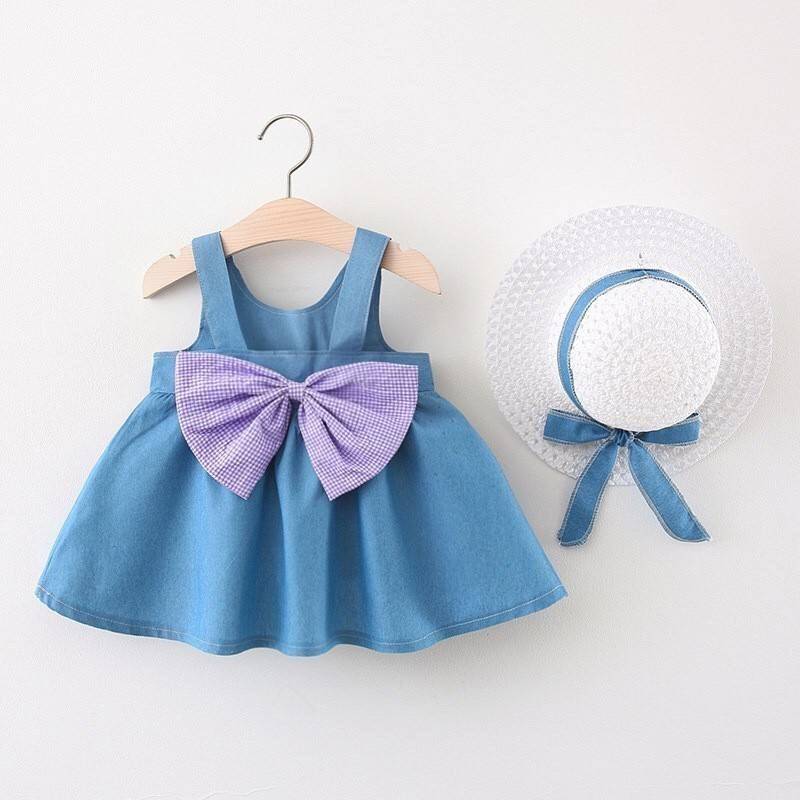 ชุดเด็กหญิงกระโปรงยีนส์