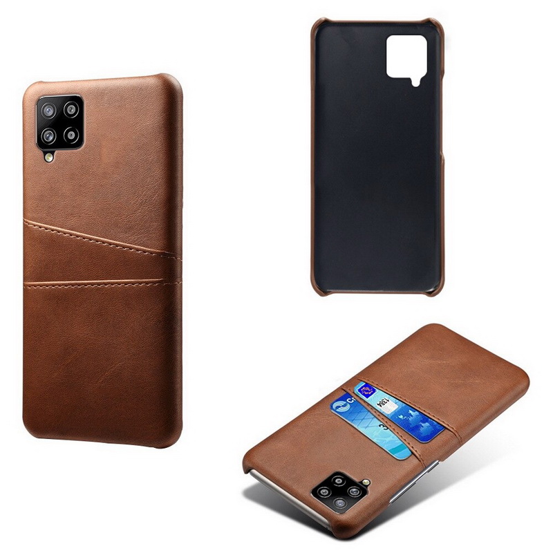 Case Samsung Galaxy A42 5G #เคสแบบฝาหลังหุ้มหนัง Double Card Slots PU Leather Coated