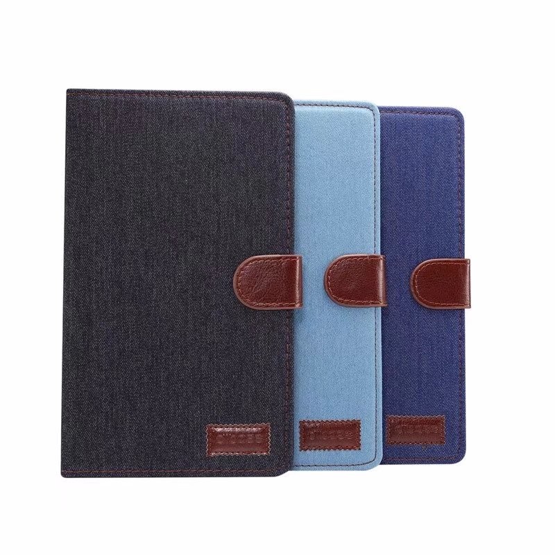 Case Huawei MediaPad M5 (8.4 นิ้ว) #เคสฝาพับหนัง PU ผิวยีนส์พับตั้งได้ Jeans Cloth Leather Wallet