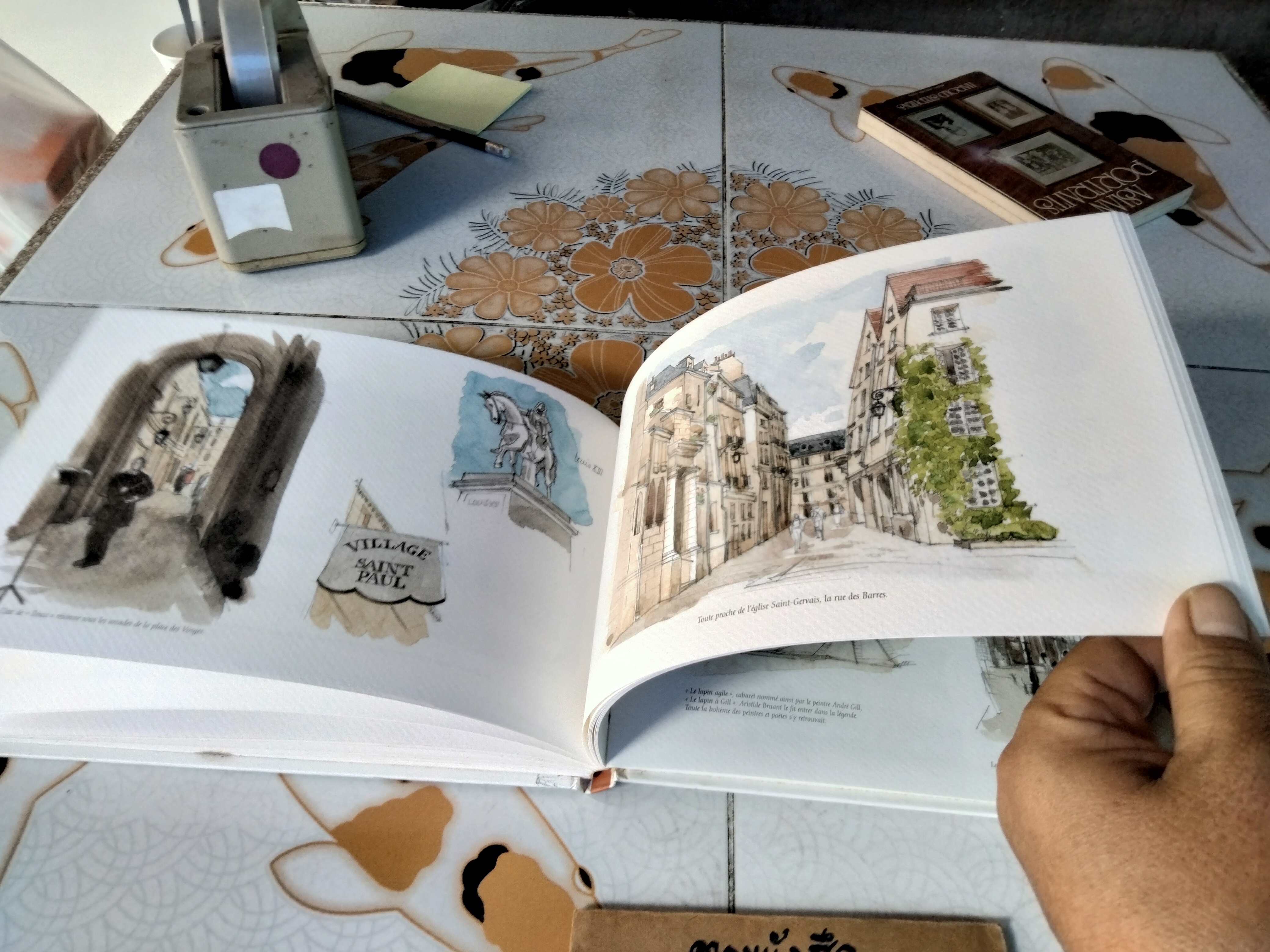 PARIS EN SEINE โดย Patrick Cauvin และ Francoise Baume - ปกแข็ง