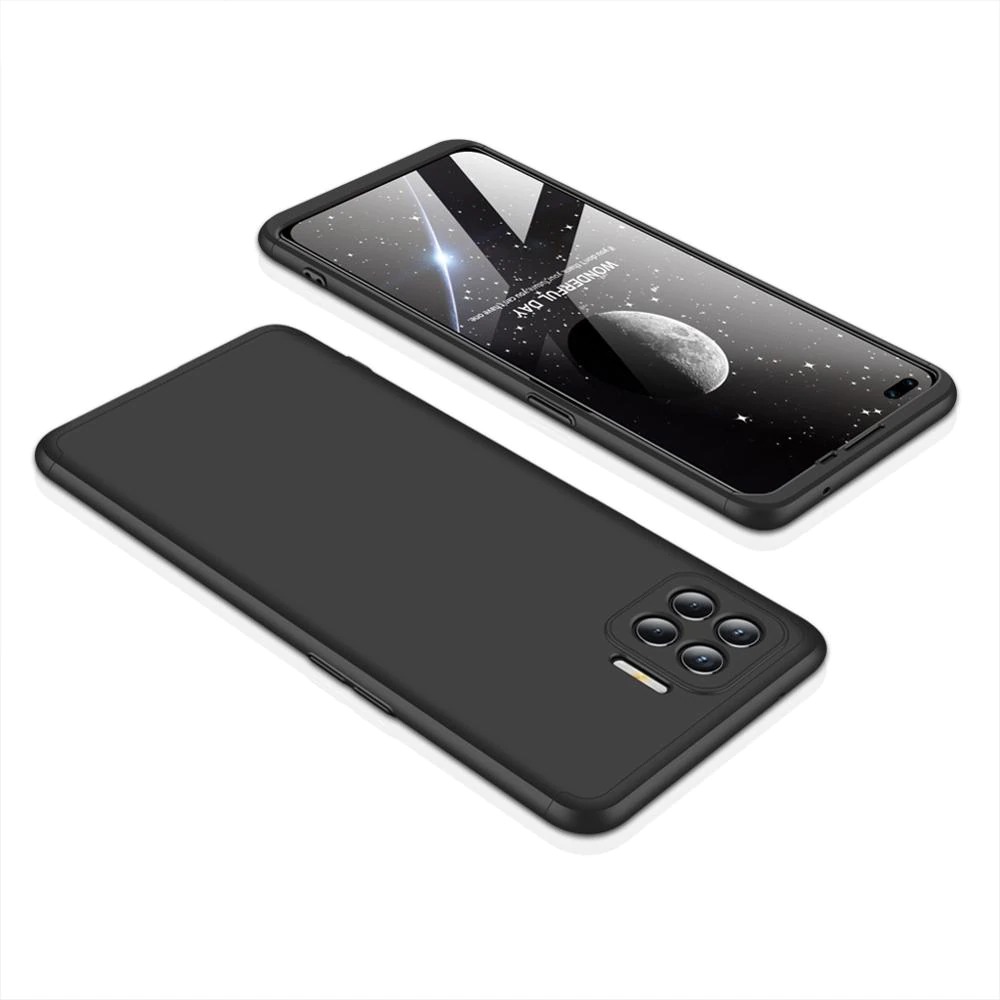 Case oppo A93 #เคสฝาหลังพลาสติกแข็ง Detachable All-wrapped Matte แยกชิ้นได้