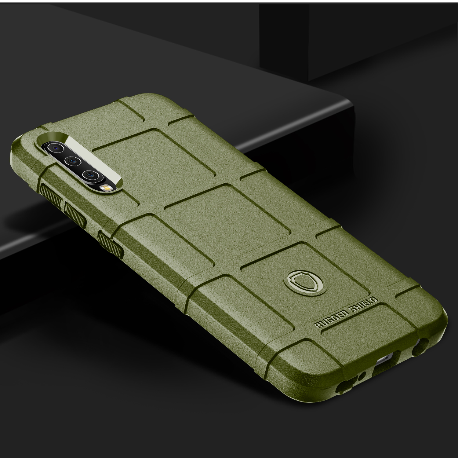 เคส Samsung Galaxy A50 / A50s / A30s #เคสฝาหลัง Rugged Shield Series Soft Silicone Shock Absorption Matte กันกระแทก