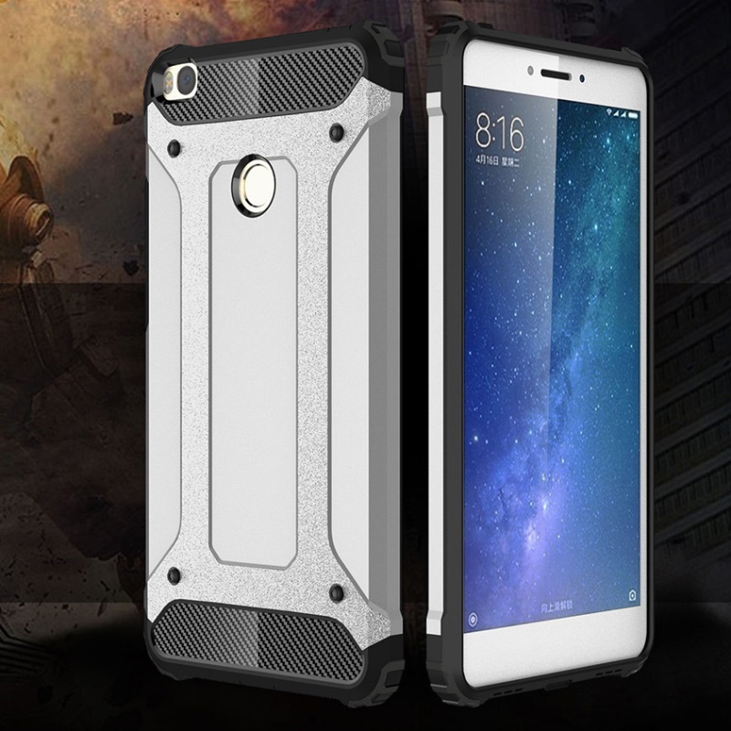 เคส Xiaomi Mi Max 2 #เคส Hybrid กันกระแทกได้ดี พลาสติก + TPU สวยงามทันสมัย