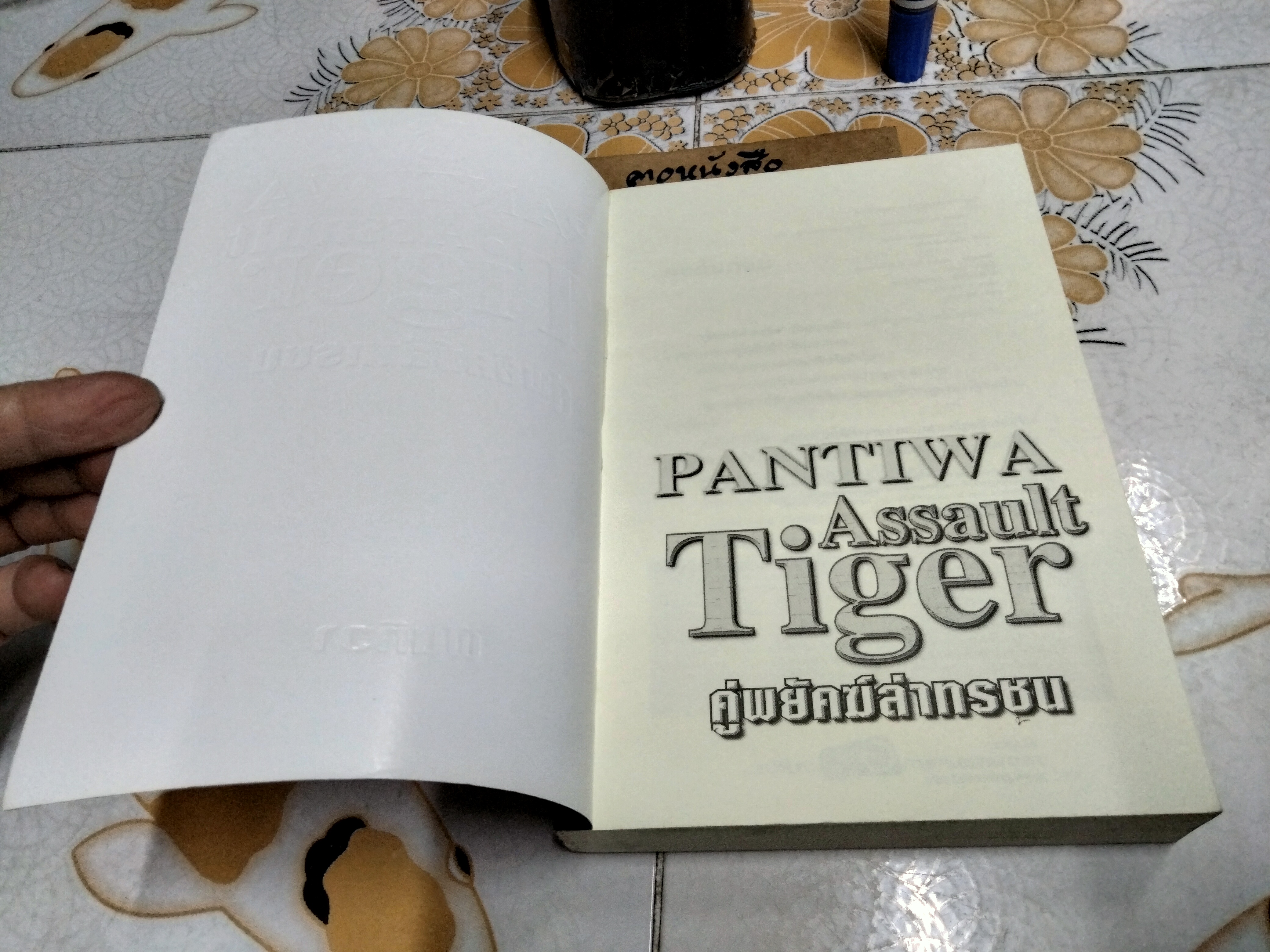 คู่พยัคฆ์ล่าทรชน (ASSAULT TIGER) โดย พันทิวา - เป็นตอนที่สองในซีรี่ส์ชุดธงอินทร์และคมจักร ภาคต่อจาก “คู่พยัคฆ์หัวใจมหากาฬ”