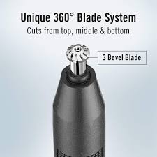 CONAIR® ConairMAN™ Battery Operated Ear/Nose Trimmer PG1000, Includes Detailer and Shaver Attachment ทริมเมอร์ เครื่องตัดแต่งขนบนใบหน้า