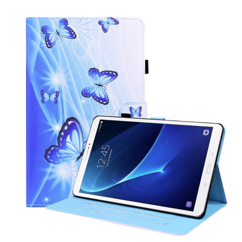 Case Samsung Galaxy Tab S7 SM-T870 SM-T875 #เคสฝาพับหนัง PU พิมพ์ลาย Pattern Printing Stand Leather