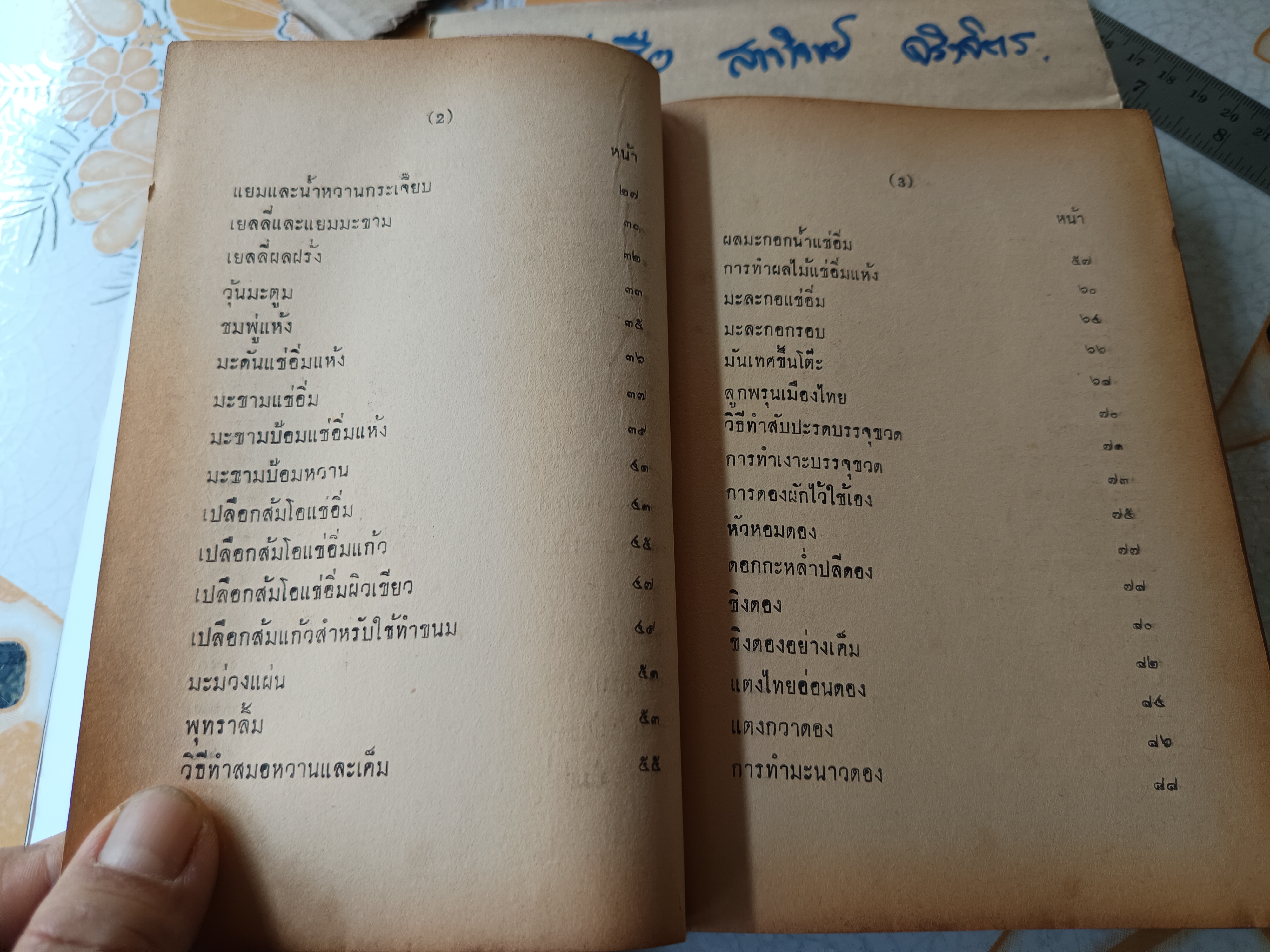 คู่มือ การถนอมอาหารและทำอาหารว่าง โดย อาจารย์ สมฤทธิ์ สุวรรณบล หนังสือพิมพ์แม่บ้านการเรือน จัดพิมพ์ครั้งที่ 2/2507 (ซ่อมสันปก) **สินค้าหมด**