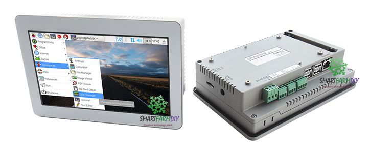 จอมอนิเตอร์และทัสกรีน 15" Industrial Raspberry Pi Touch Panel PC