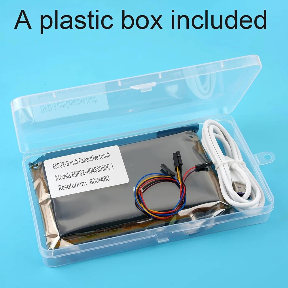 บอร์ด ESP32-S3 HMI 8M RAM 16M Flash Arduino LVGL WiFi and Bluetooth 5" IPS 800*480 Smart Display Screen 5.0 inch