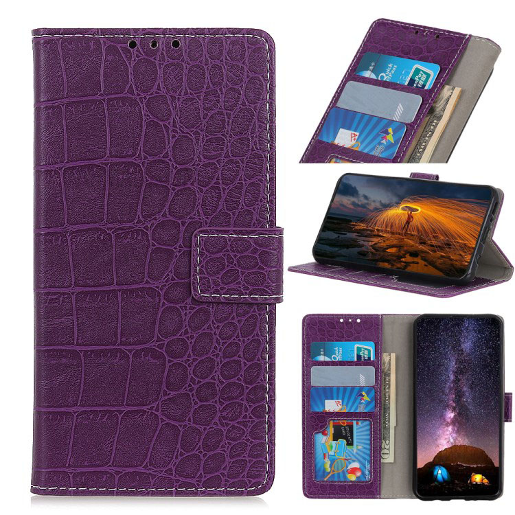 Case Samsung Galaxy A50 / A50s / A30s #เคสฝาพับหนัง PU แบบกระเป๋าสตางค์ลายหนังจระเข้ Crocodile Texture Vintage Leather