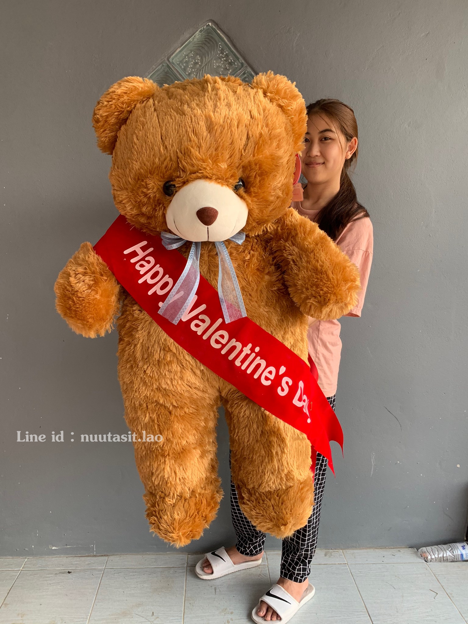 ตุ๊กตาตัวใหญ่ น้องหมีหน้ากลม 36 นิ้ว