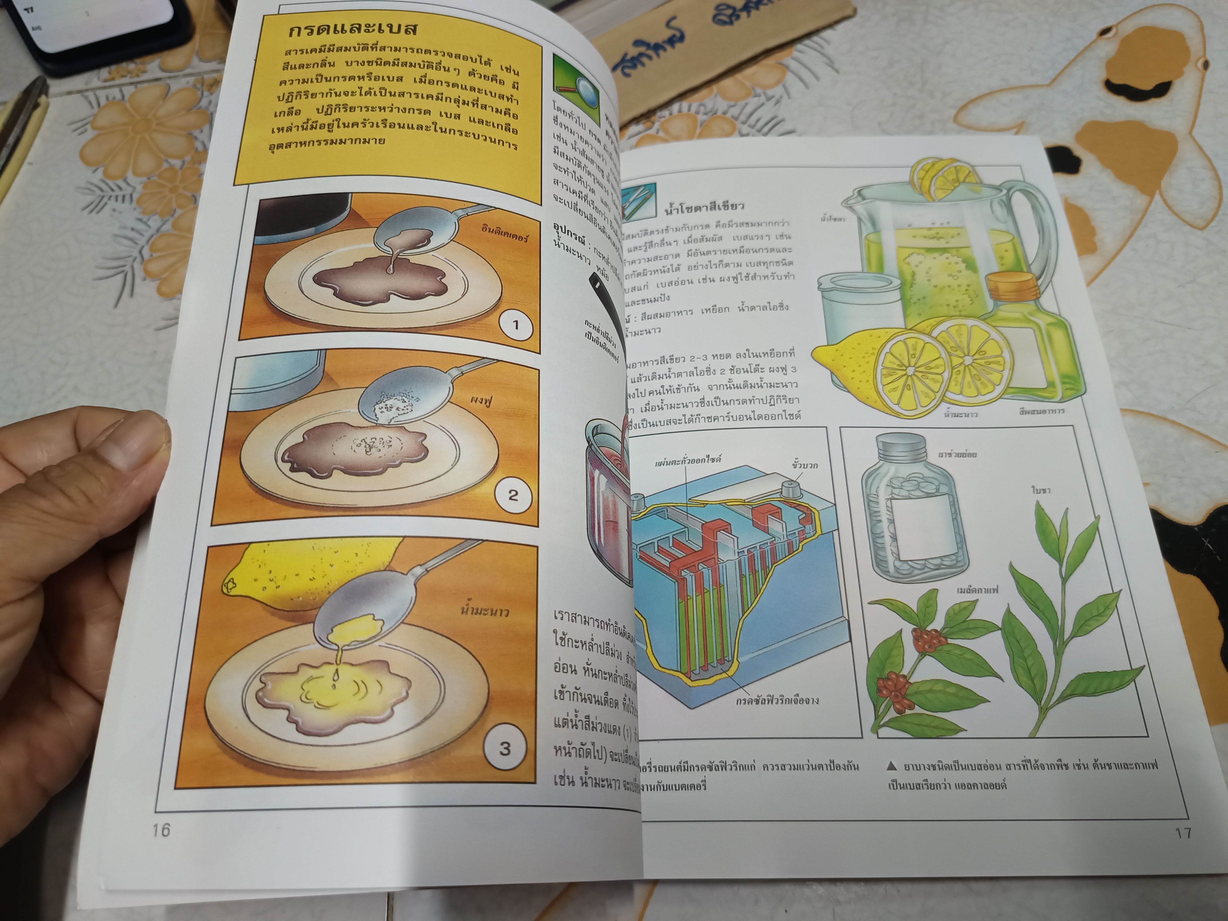 สนุกกับเคมี : ทดลองวิทยาศาสตร์ได้ไม่ยาก Steve Parker เขียน มานี จันทวิมล แปล พิมพ์ครั้งที่ 4/2547