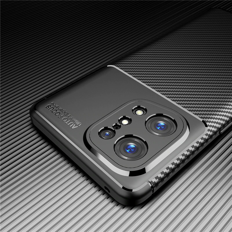 Case OPPO Find X5 Pro 5G #เคสฝาหลังนิ่ม Carbon Fiber Anti-drop TPU Protection