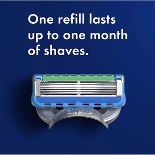 Gillette® Fusion5 ProGlide® Razor Blades Refills 4, 8 or 12 Cartridges ใบมีดโกน ยิลเลตต์ ฟิวชั่นไฟ้ว์ โปรไกลด์