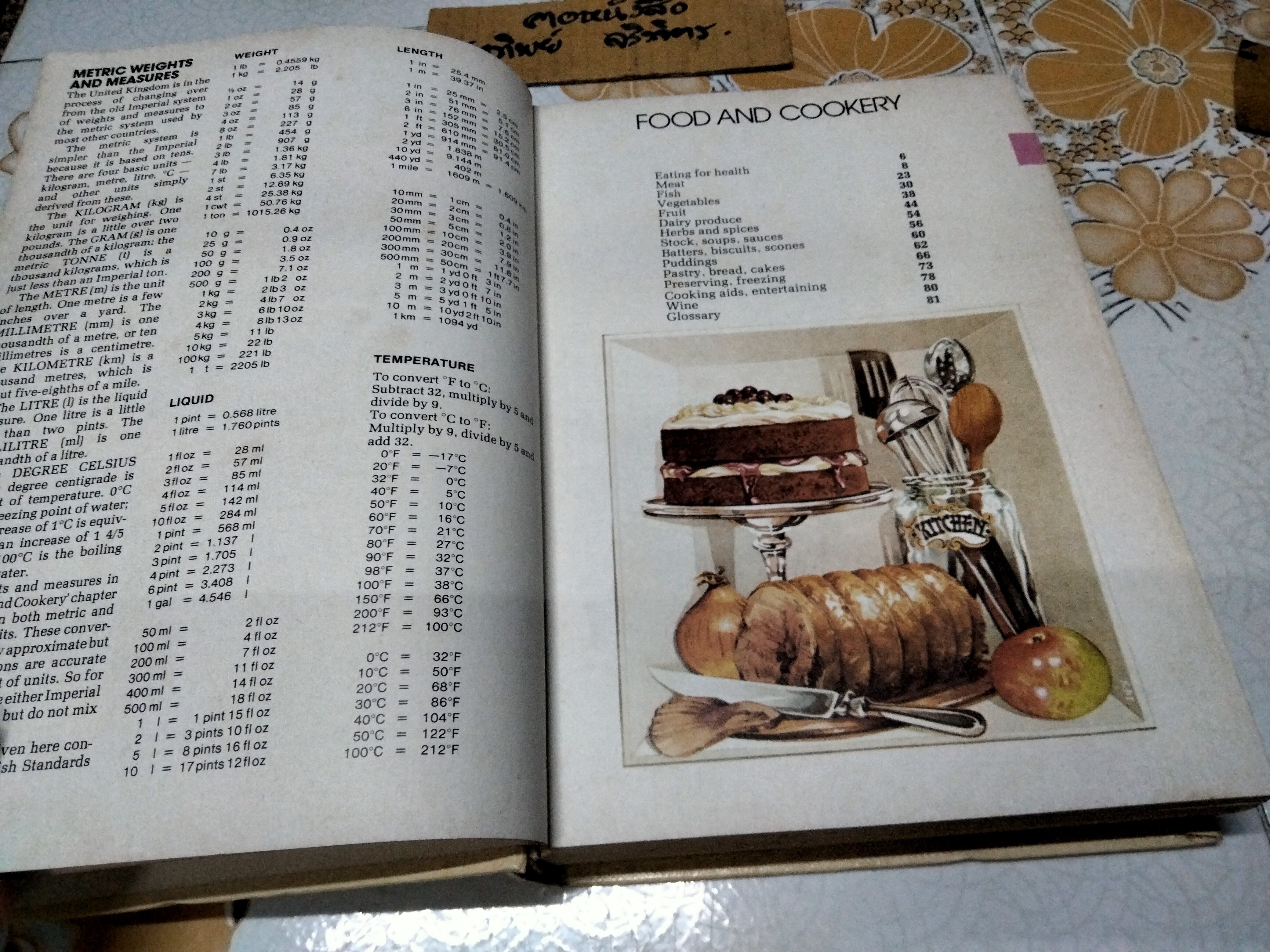 The Daiary Book of Home Management (hard cover) พิมพ์ 1980