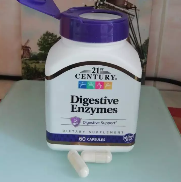 21st Century® Digestive Enzymes 60 Capsules เอนไซม์ย่อยอาหาร 6 ชนิด