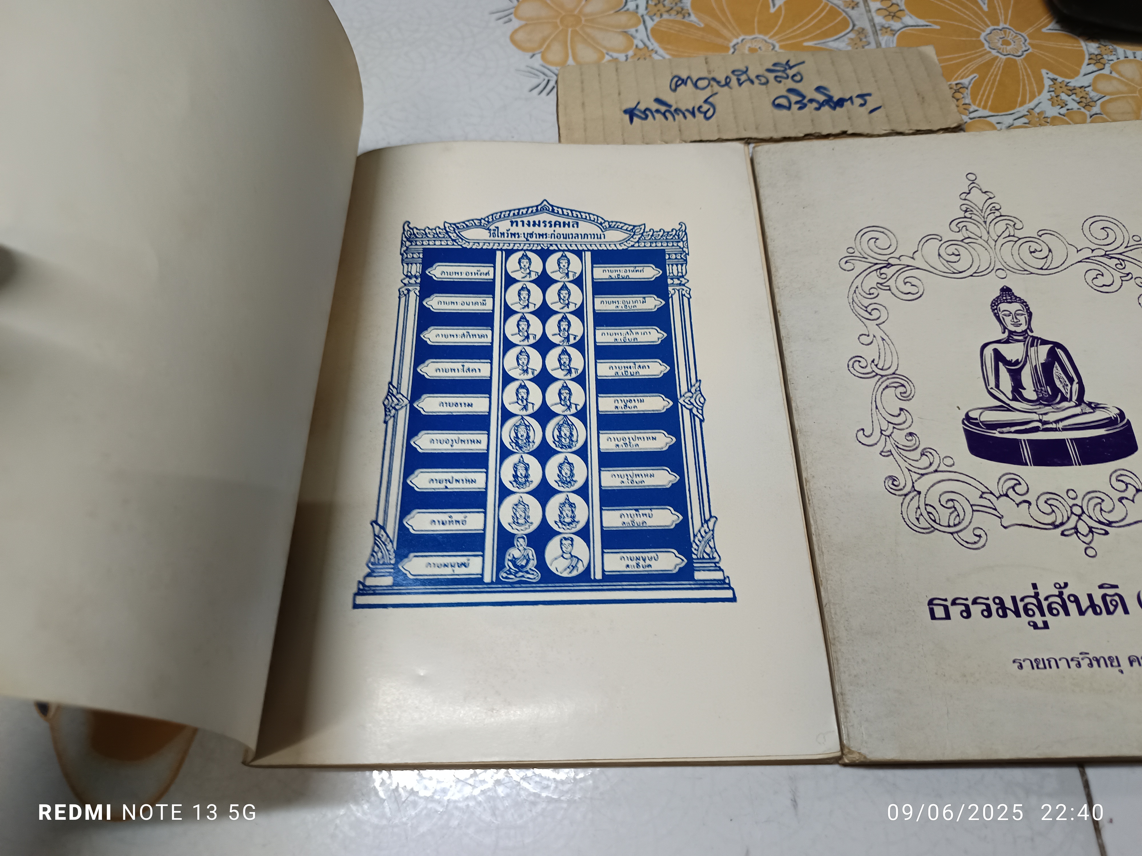 ธรรมสู่สันติ (เล่ม 1-2) จากรายการวิทยุ "ธรรมสู่สันติ" ครั้งที่ 1-23 ประมาณปีพ.ศ 2520-2521 **สินค้าหมด**