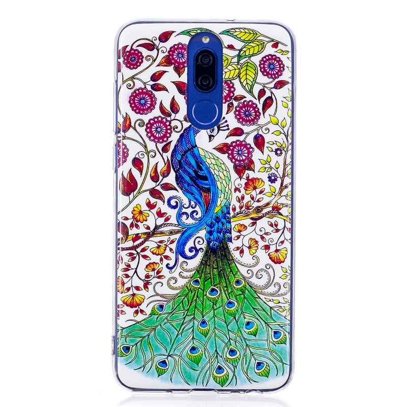 เคส Huawei nova 2i #เคสฝาหลัง TPU รูปแบบการพิมพ์ลายและเรืองแสงมองเห็นในที่มืดได้ดี