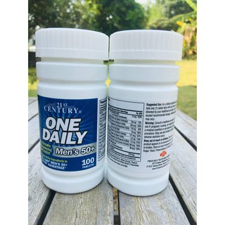 21st Century® One Daily Men' s and Woman's 50+ Multivitamin Multimineral 100 Tablets วิตามินรวม 50 ปีขึ้นไป