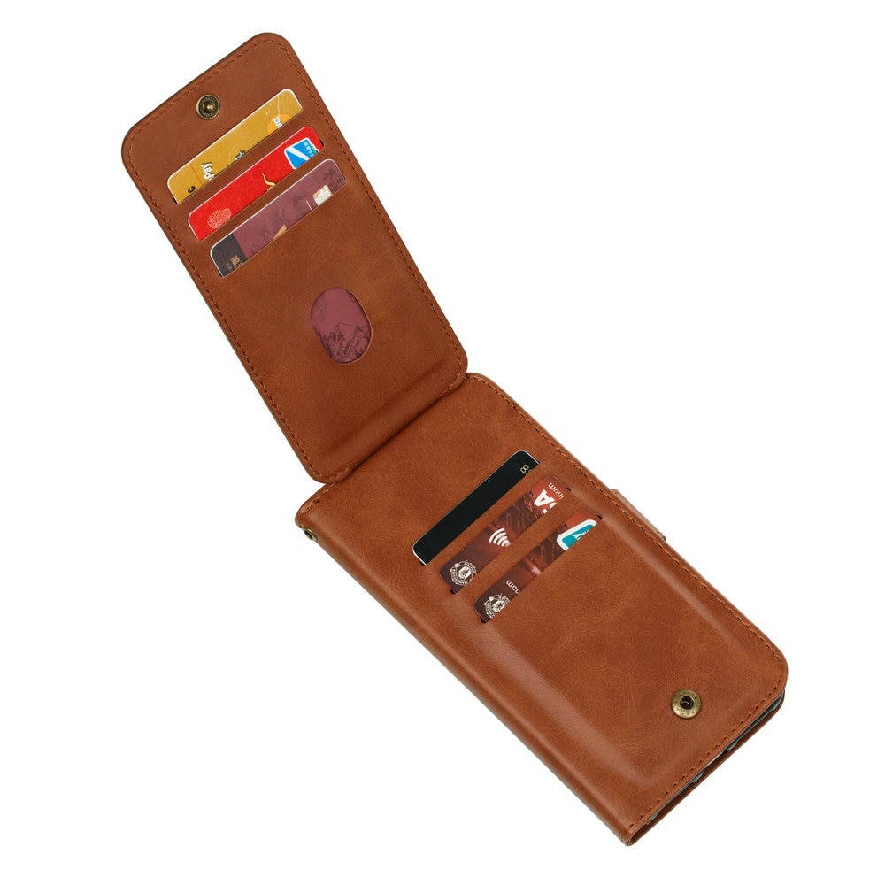 เคส Xiaomi Mi 10T Pro #เคสฝาพับแบบกระเป๋าสตางค์ช่องใส่บัตรหลายช่อง Multi-slot Wallet Zippered Leather พร้อมสายคล้อง