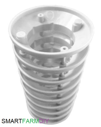 พลาสติก Shield สำหรับ Thermo Hygro Sensor อะไหล่สำหรับสถานีอากาศ