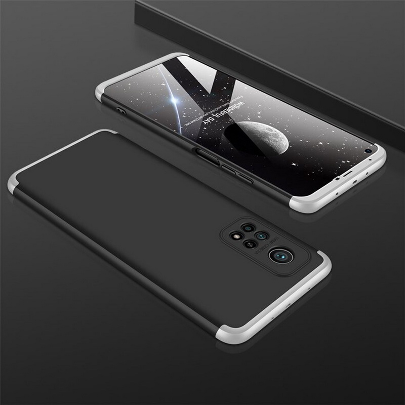 Case Xiaomi Mi 10T Pro #เคสฝาหลังพลาสติกแข็ง Detachable All-wrapped Matte แยกชิ้นได้
