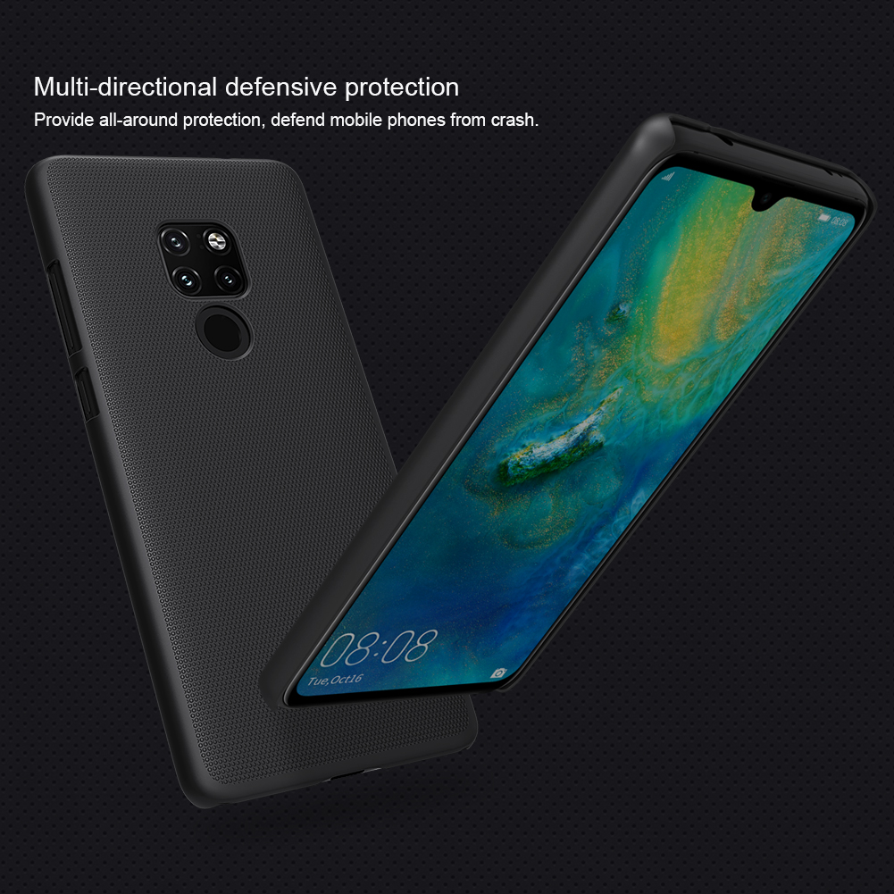 เคส Huawei Mate 20 #เคสฝาหลังแข็ง NILLKIN แท้รุ่น Super Frosted Shield Hard Cover คุณภาพดี