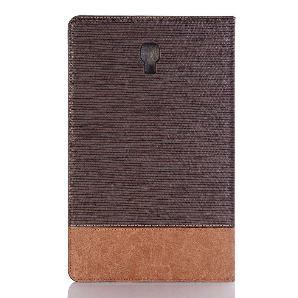 เคส Samsung Galaxy Tab A 10.5 (2018) T590 T595 #เคสฝาพับกระเป๋าสตางค์หนัง PU สมาร์ท 2 สี Bi-color Smart Stripe Leather Wallet
