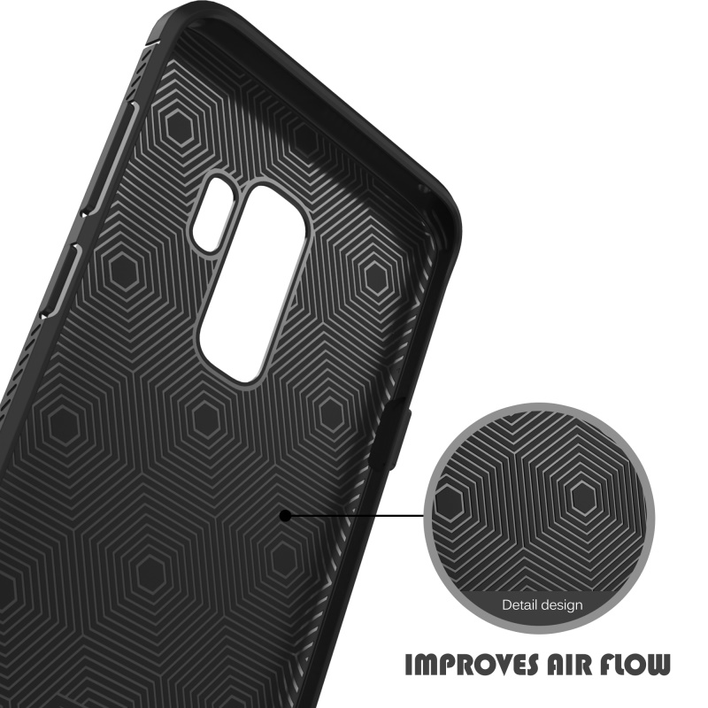 Case Samsung Galaxy S9+ G965 IVSO Gentry Series #เคสฝาหลัง TPU เคลือบหนัง PU คุณภาพดี