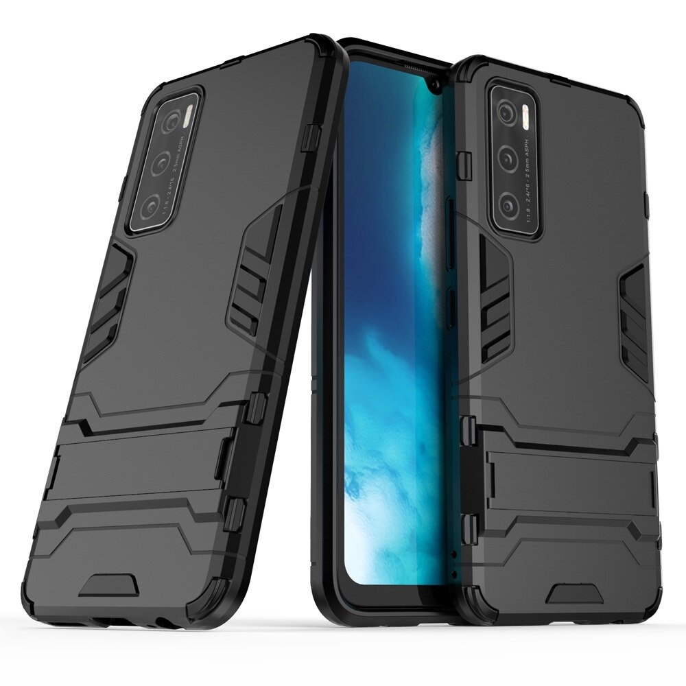 Case Vivo V20 SE #เคสฝาหลังพลาสติก ไฮบริด TPU + Kickstand