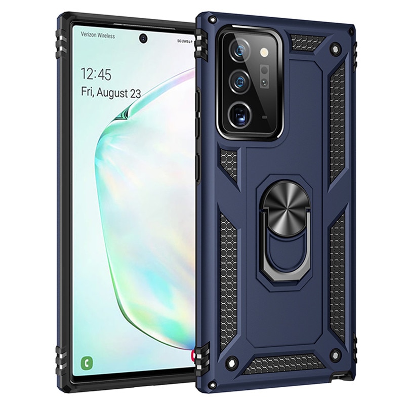เคส Samsung Galaxy Note 20 / Note 20 5G #เคสฝาหลัง Hybrid TPU+PC มีแหวนสวมนิ้ว