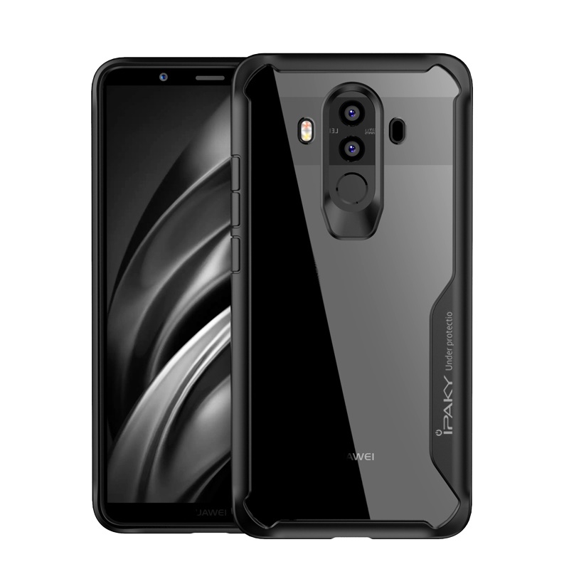เคส Huawei Mate 10 Pro #เคสฝาหลัง IPAKY Anti-drop Hybrid PC + TPU คุณภาพดีราคาเบาๆสบายกระเป๋า สีเทาเข้ม (พร้อมส่ง)