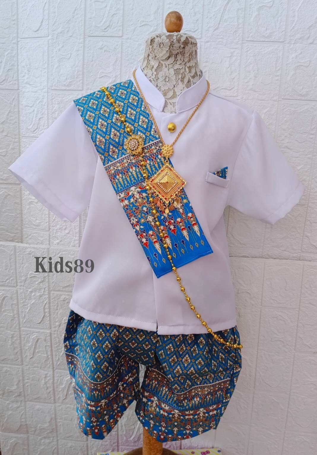 ชุดไทยเด็กชาย set3ชิ้น