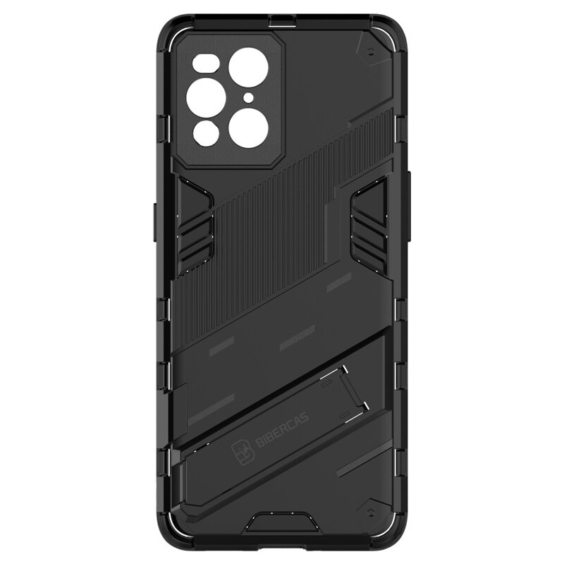เคส OPPO Find X3 Pro #เคสฝาหลังพลาสติก ไฮบริด TPU + Kickstand
