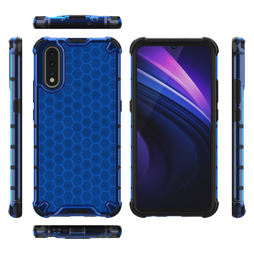 Case Vivo S1 #เคสฝาหลังกันกระแทก Honeycomb Shock Absorber TPU + PC + Silicone Hybrid