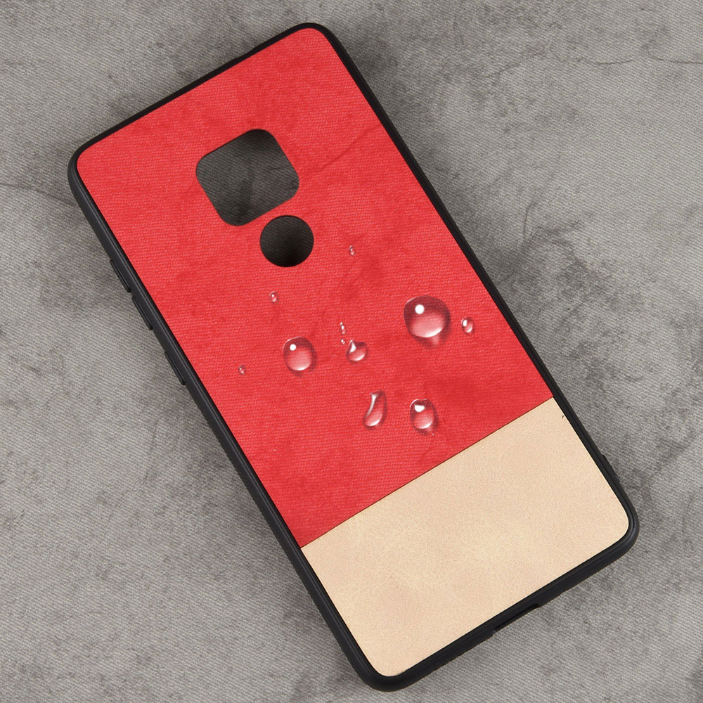 Case Huawei Mate 20 X #เคสฝาหลัง TPU Bi-color Splicing Coated PC + TPU Hybrid