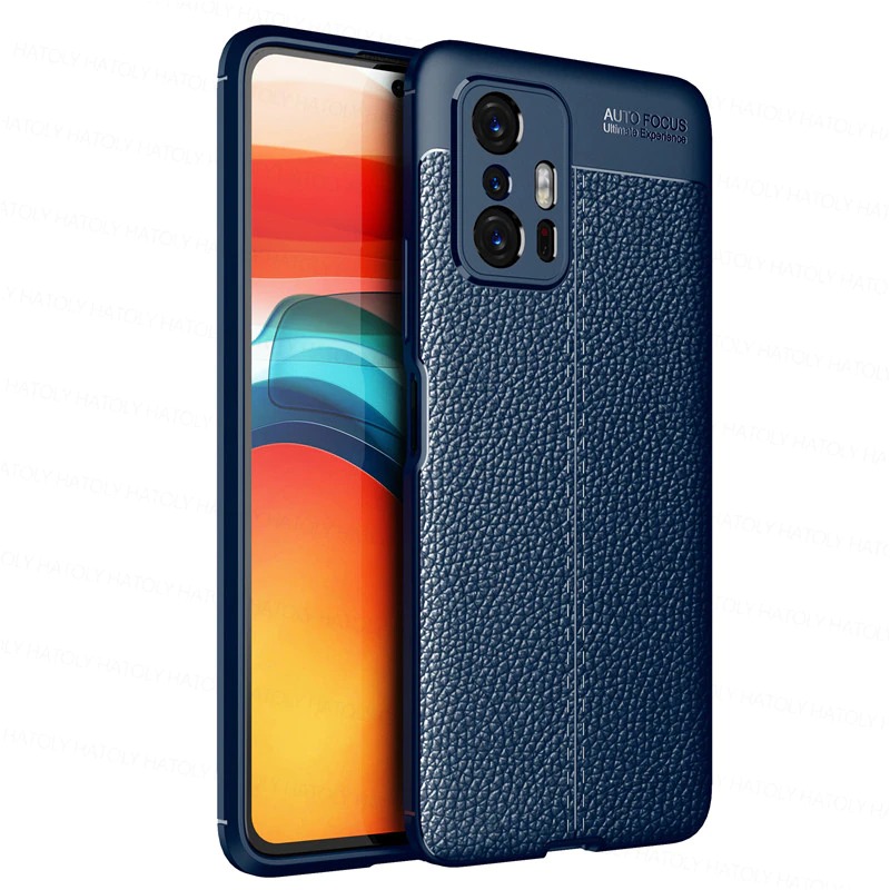 เคส Xiaomi 11T / 11T Pro #เคสฝาหลัง TPU ผิวลิ้นจี่ช่วยป้องกันลายนิ้วมือและกันลื่นได้ดี
