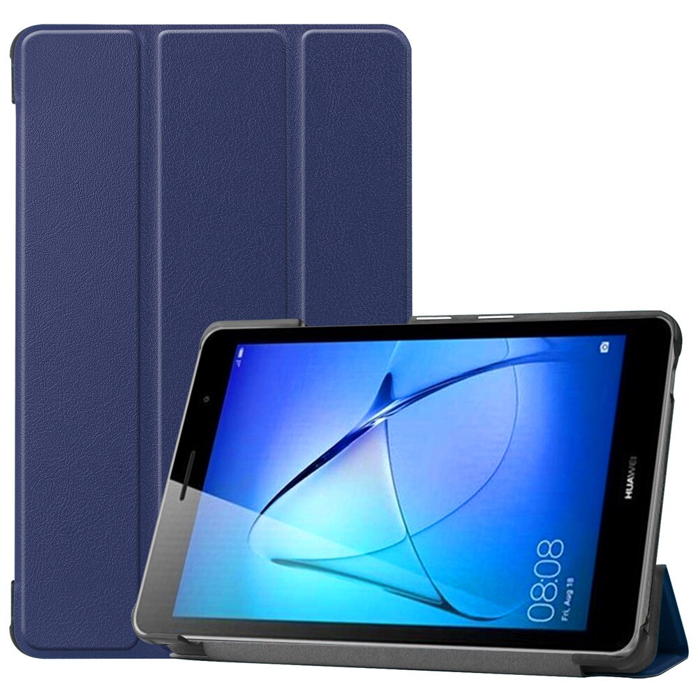 เคส Huawei MatePad T8 8 นิ้ว #เคสฝาพับหนัง PU แบบ 3 พับ Tri-fold Stand Leather Smart Tablet