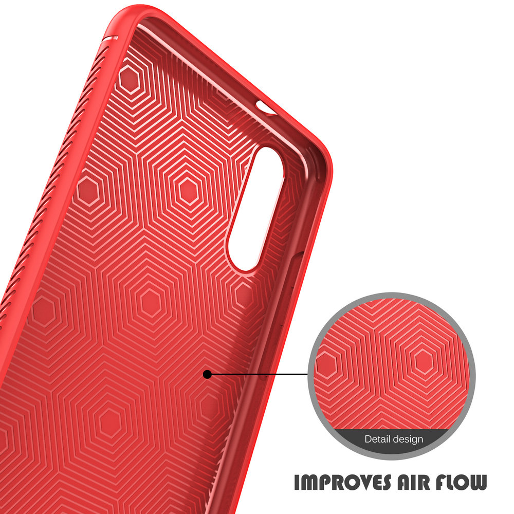 Case Huawei P20 IVSO Gentry Series #เคสฝาหลัง TPU ลายผิวเคลือบหนัง PU คุณภาพดี