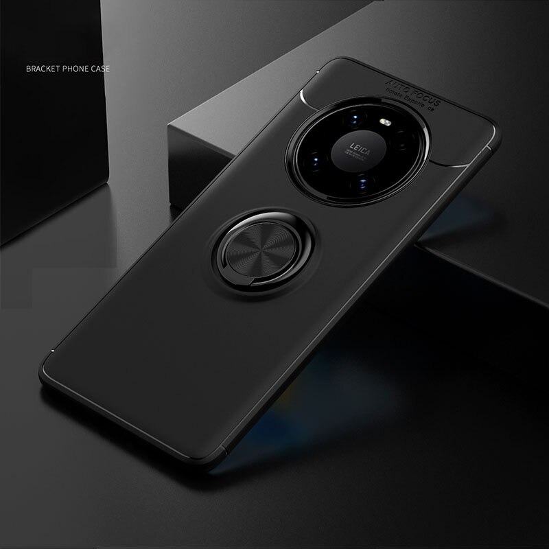 เคส Huawei Mate 40 Pro #เคสฝาหลัง TPU นิ่มมีแหวนสวมนิ้ว Finger Ring Kickstand