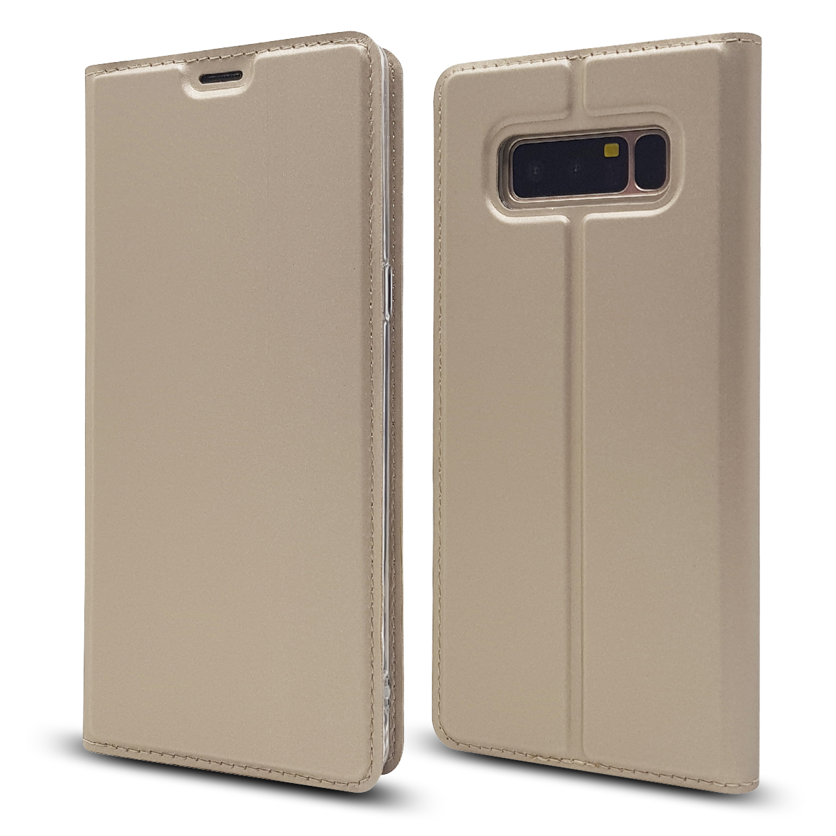 เคส Samsung Galaxy Note 8 #เคสฝาฟับหนัง PU คุณภาพดีพร้อมช่องเสียบการ์ด