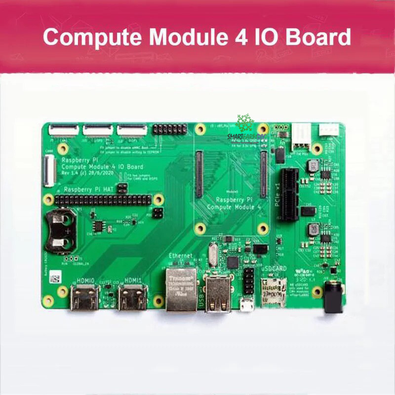 บอรด์ Official Raspberry Pi Compute 4 Module IO Board