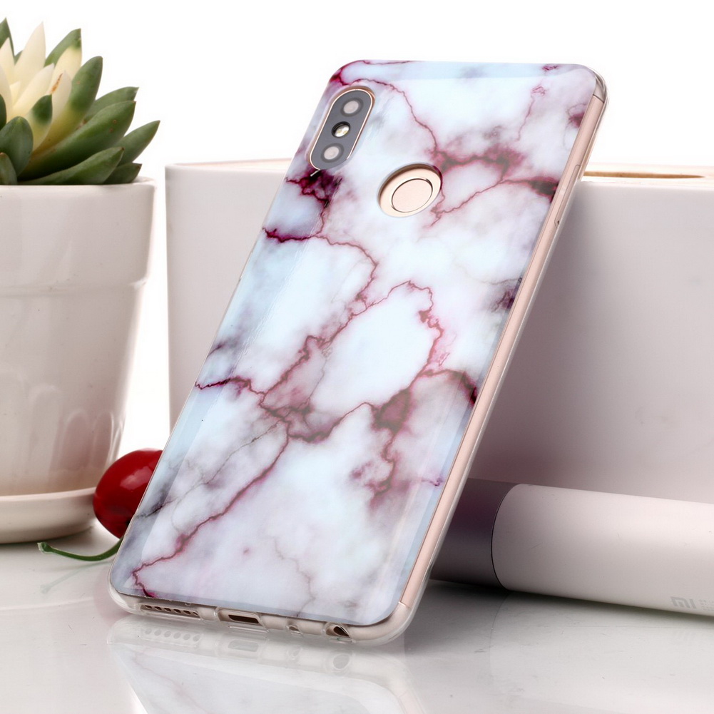 เคส Xiaomi Redmi Note 5 #เคสฝาหลังนิ่มลายหินอ่อน Marble Pattern IMD TPU