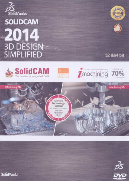 Solid Works Solidcam 2014 [32&64 bit] ( 1 DVD )