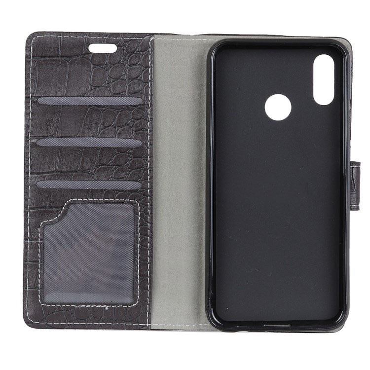 เคส Honor Play #เคสฝาพับสไตล์กระเป๋าหนัง PU ผิวหนังจระเข้