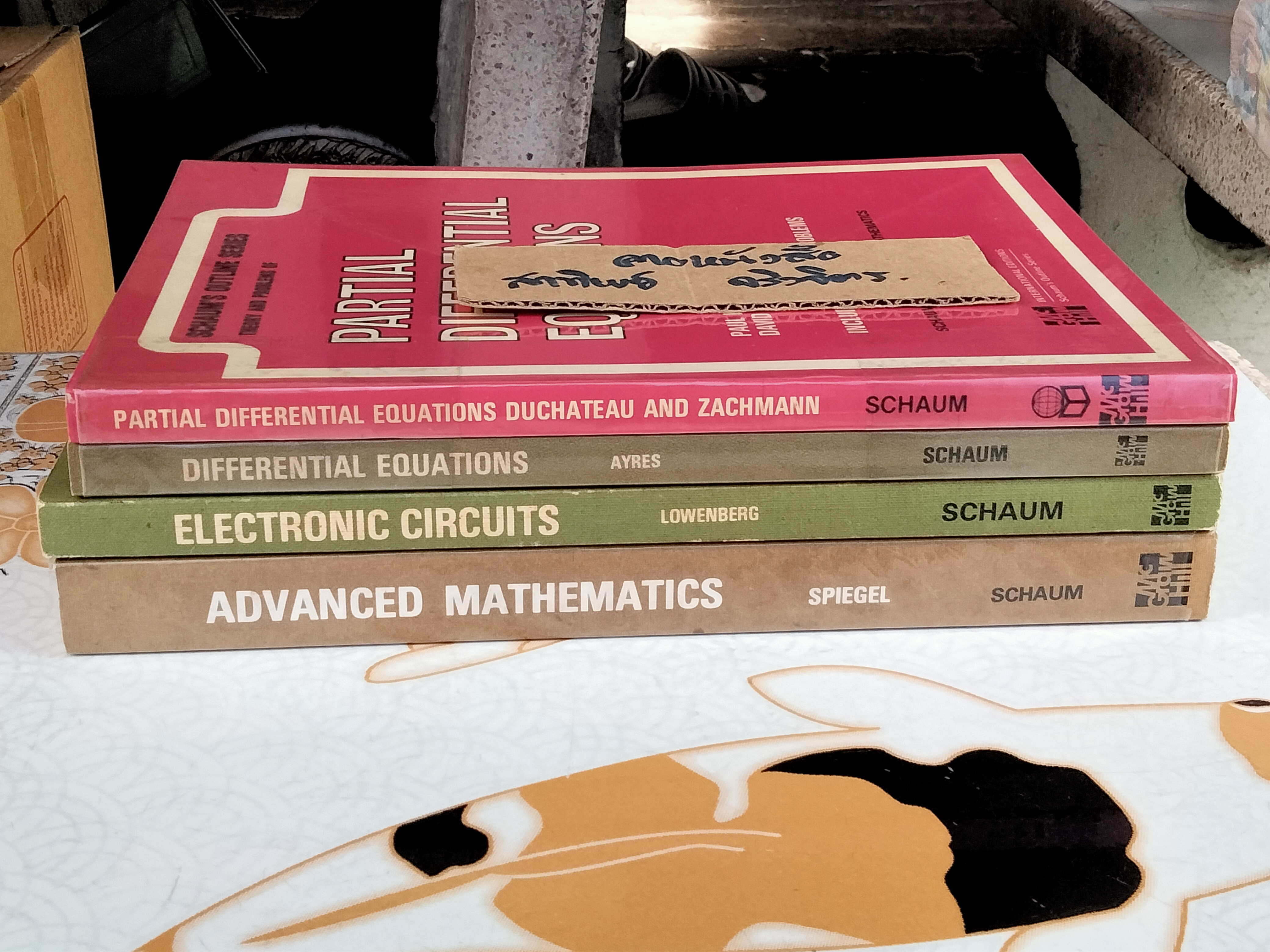 หนังสือชุด SCHAUM'S OUTLINE SERIES Theory and problems (ขายรวม 4 เล่ม) **สินค้าหมด**