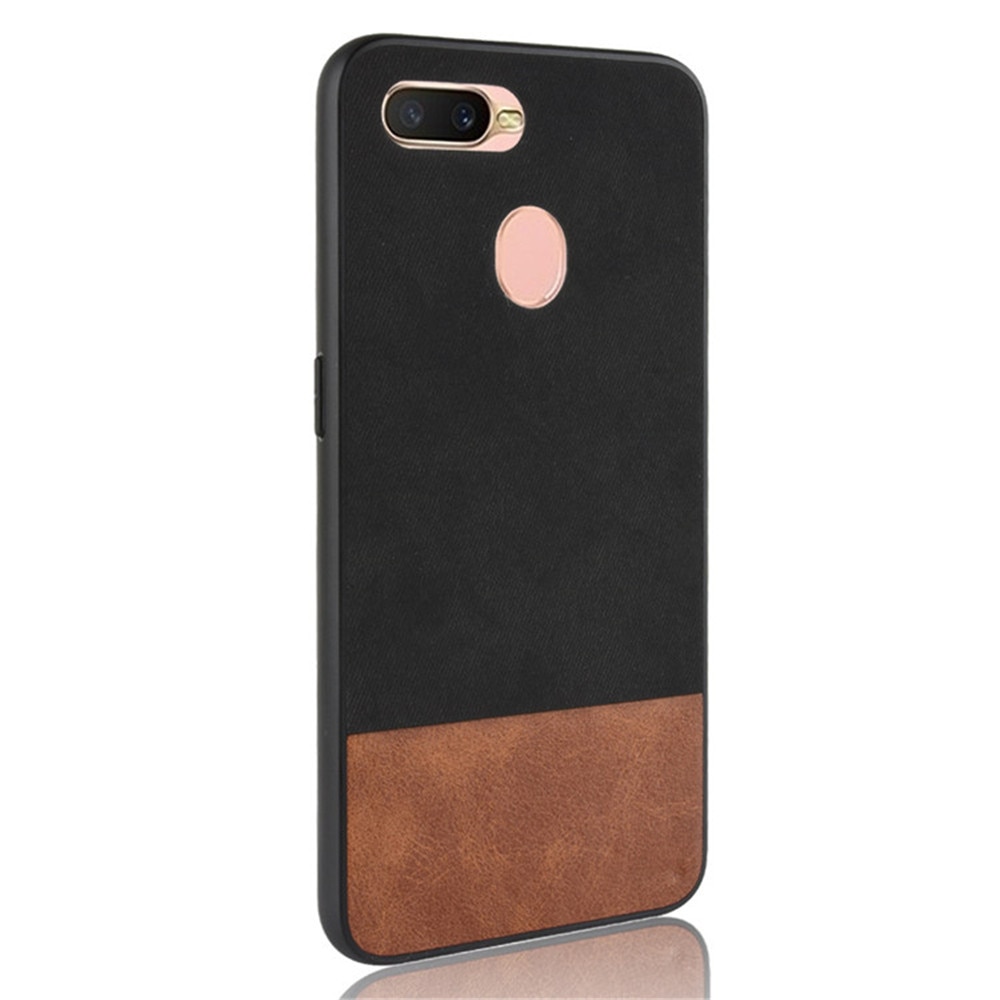 Case OPPO A5S #เคสฝาหลัง TPU Bi-color Splicing Coated PC + TPU Hybrid